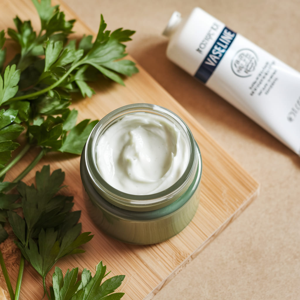 Parsley and Vaseline Anti-Wrinkle Night Cream
