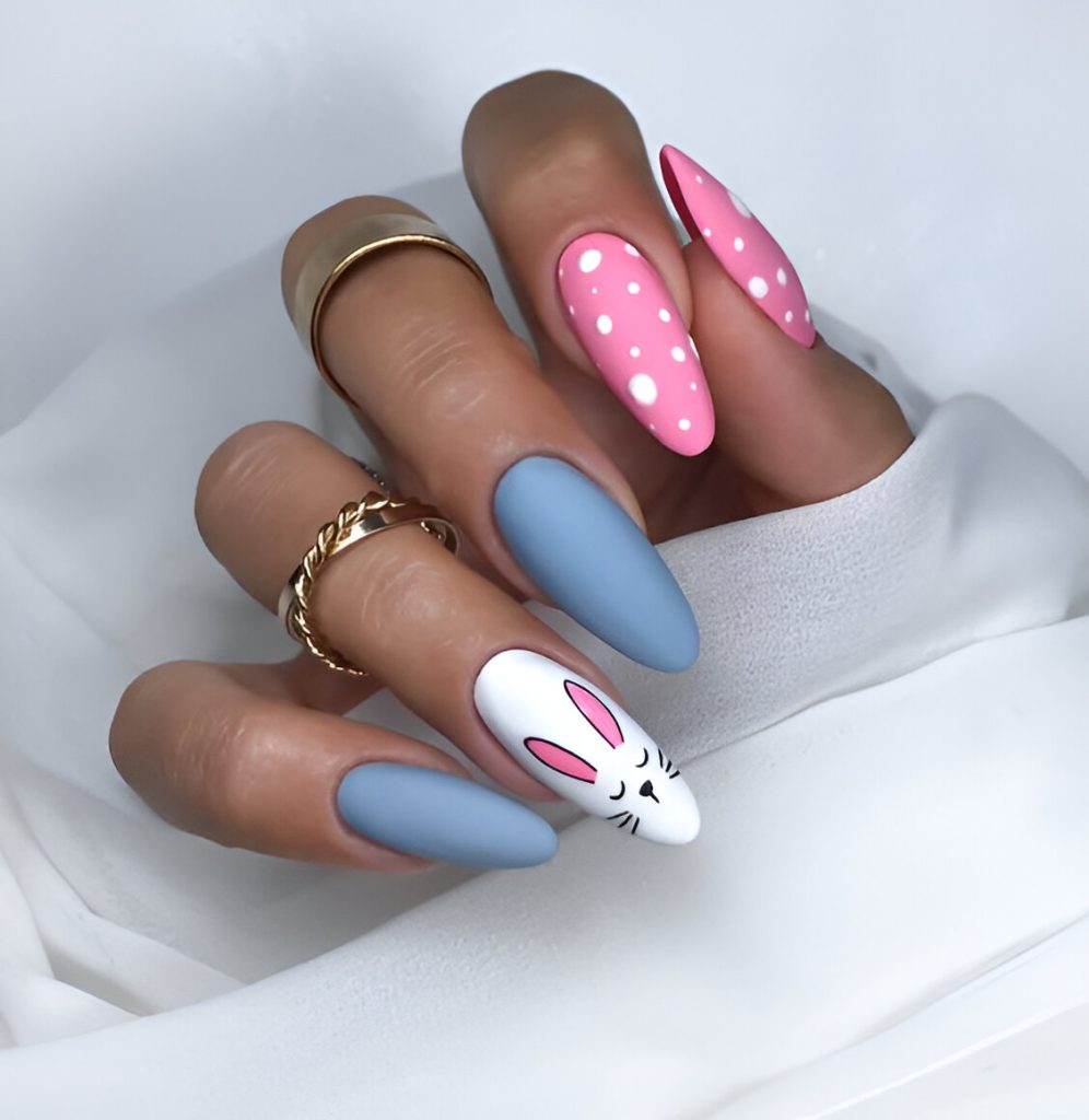 Pastel January Nails