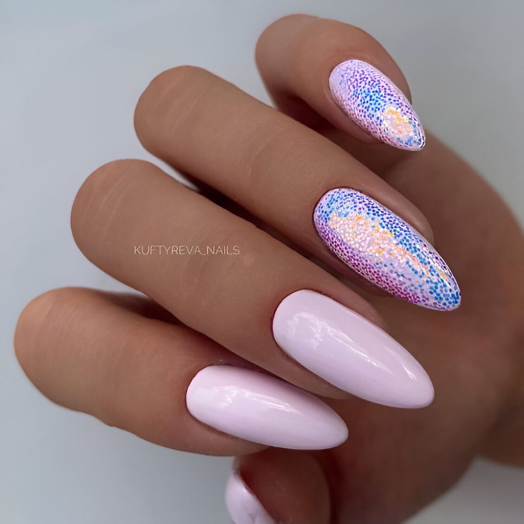 Pastel January Nails