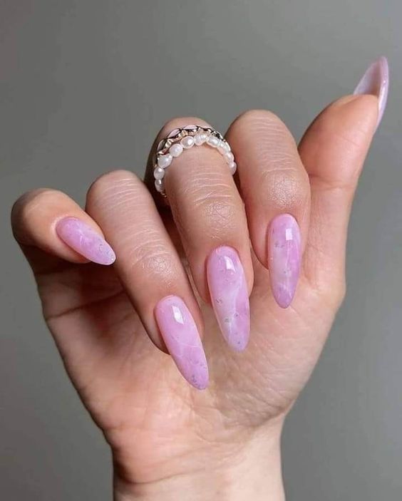 Pastel Marble Nails2