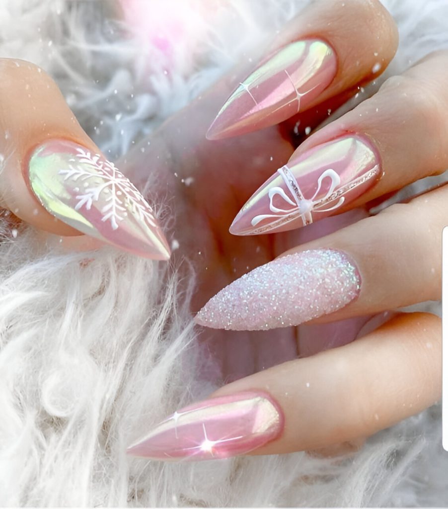 Pastel New Year's Eve Nails