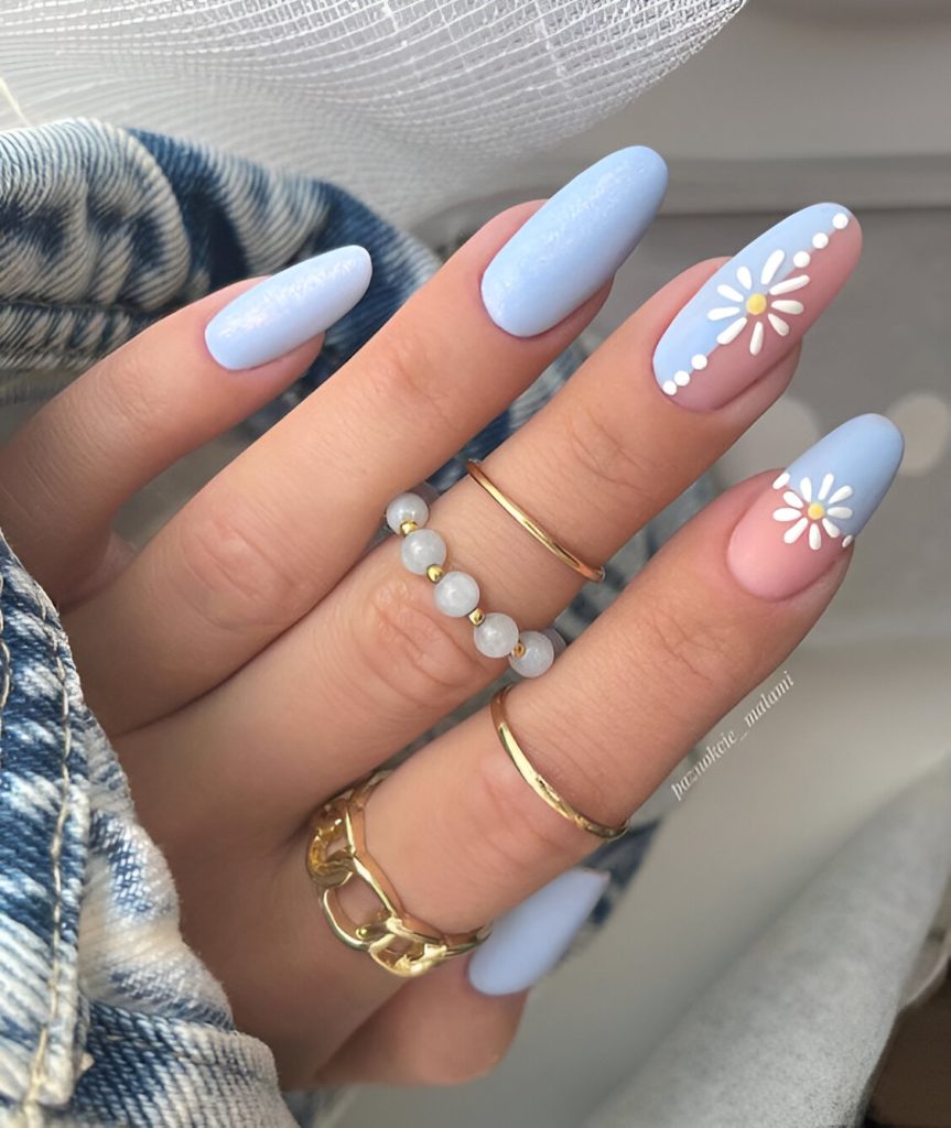 Pastel New Year's Eve Nails