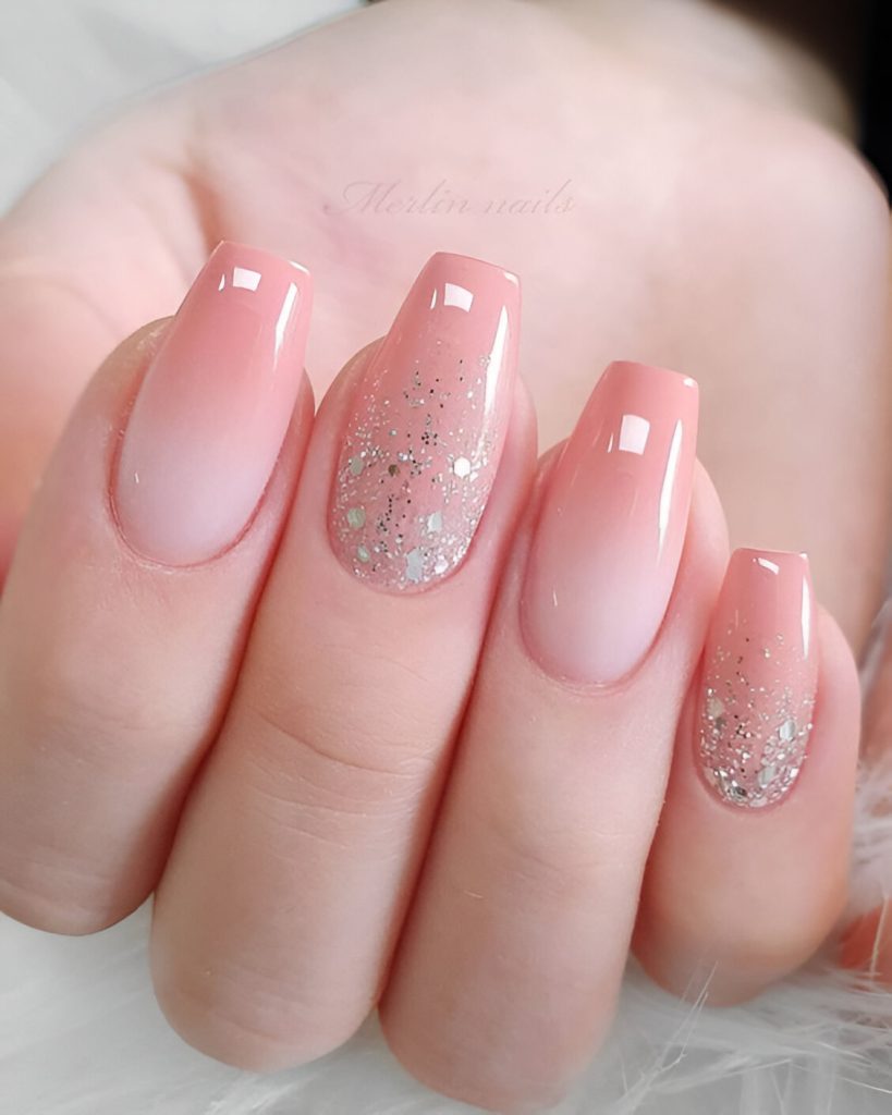 Pastel New Year's Eve Nails