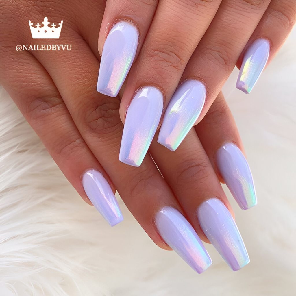 Pastel New Year's Eve Nails