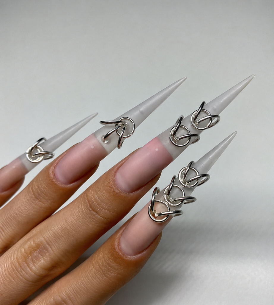 Piercing Long Stiletto Nails
