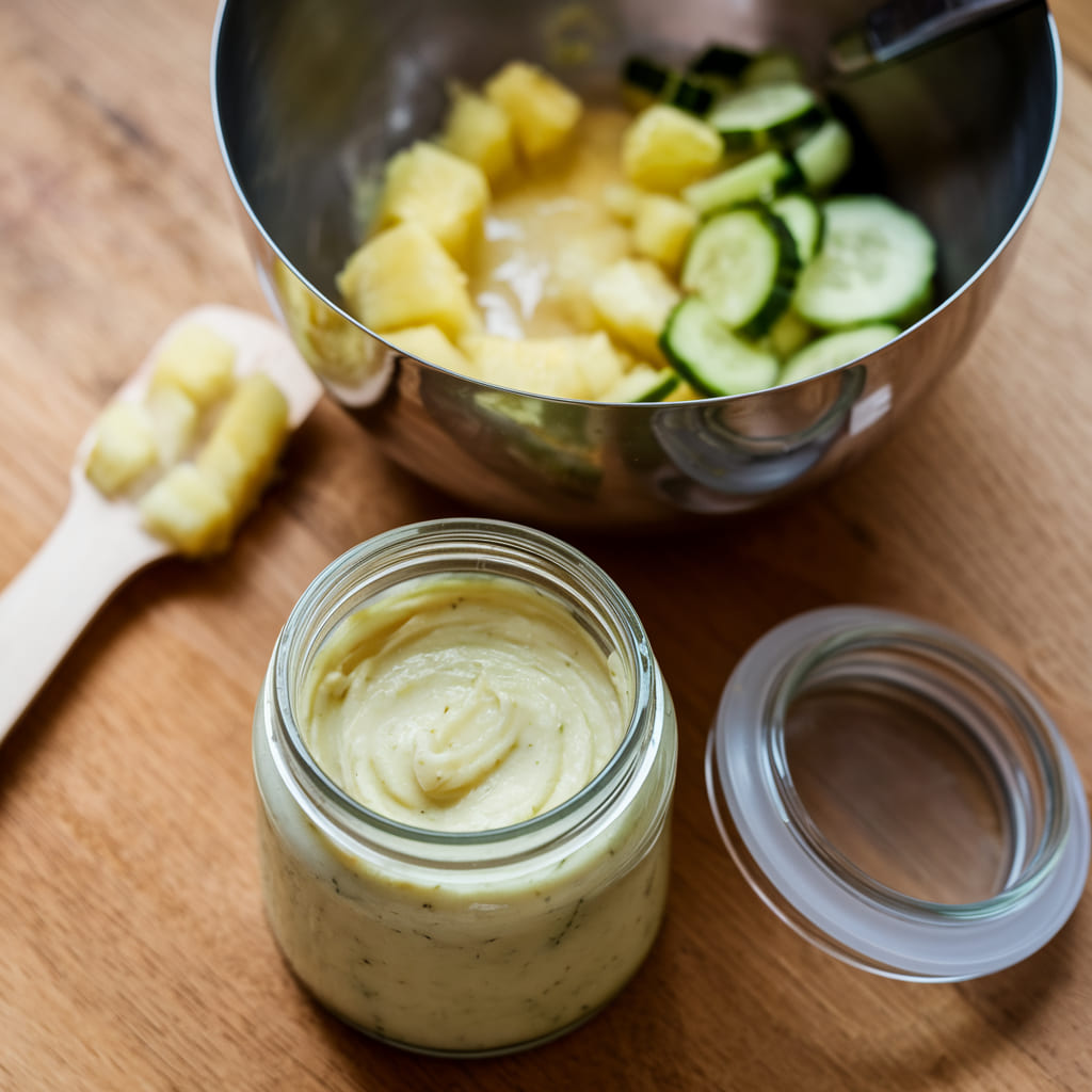 Pineapple and Cucumber Hydrating Face Mask