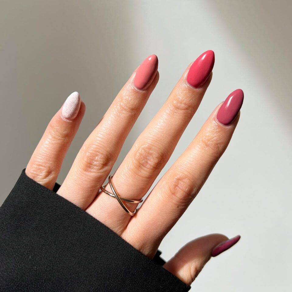 Pink February Nail Ideas