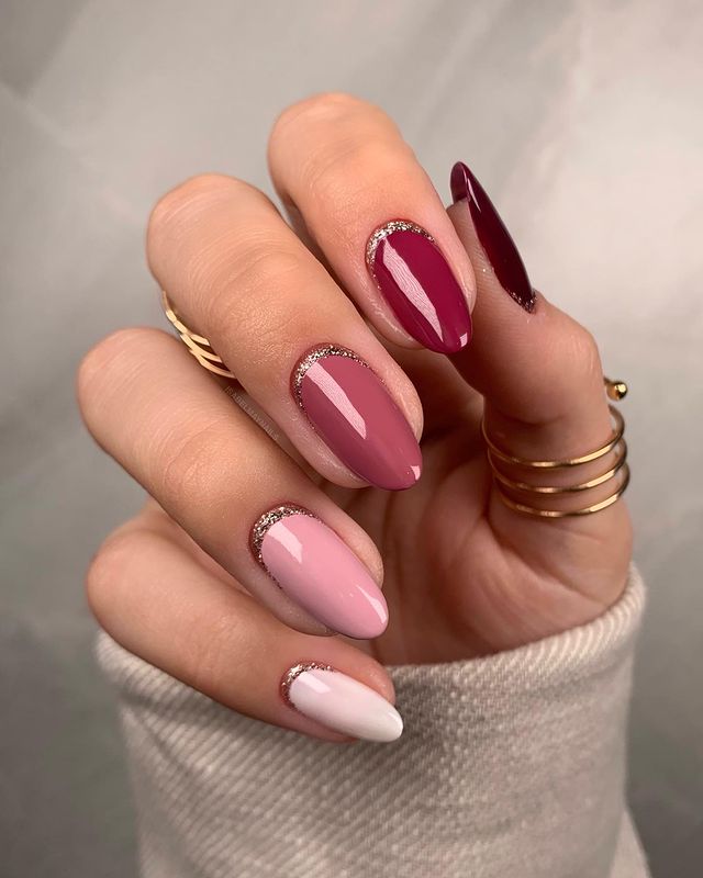 Pink February Nail Ideas