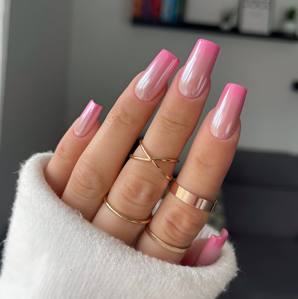Pink February Nail Ideas