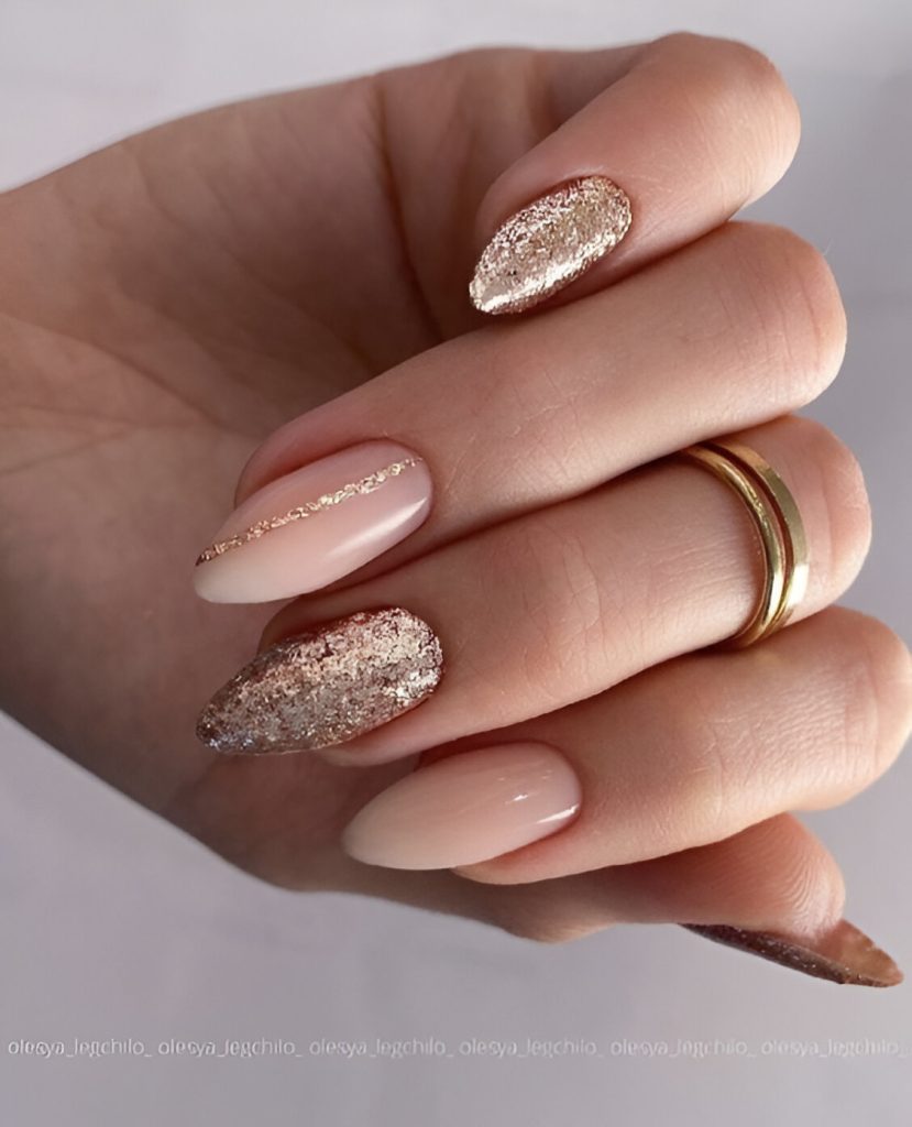  Pink Glitter Nail Designs