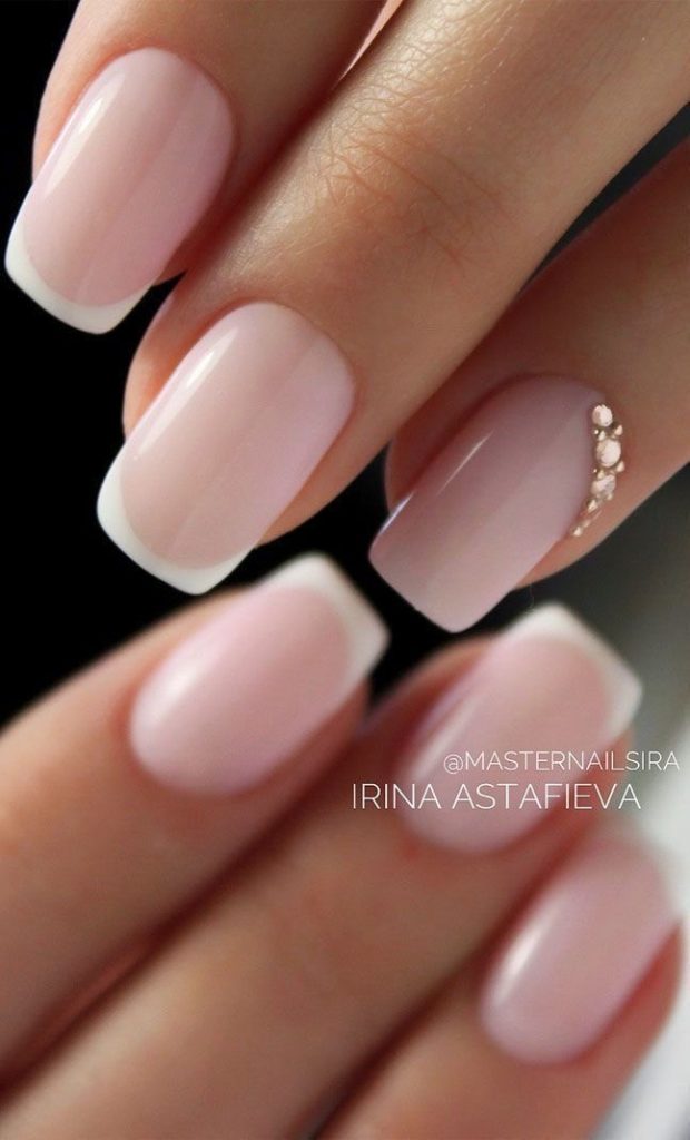 Pink Wedding Nails