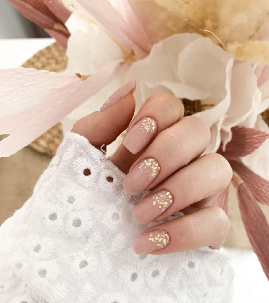 Pink Wedding Nails