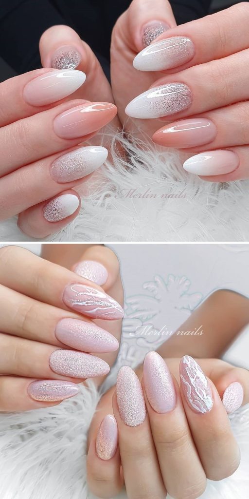 Pink Wedding Nails