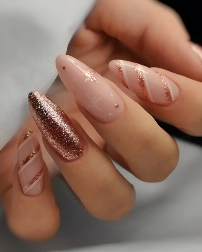 Pink Winter Manicures