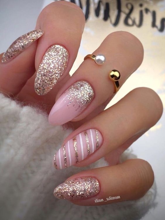 Pink Winter Manicures