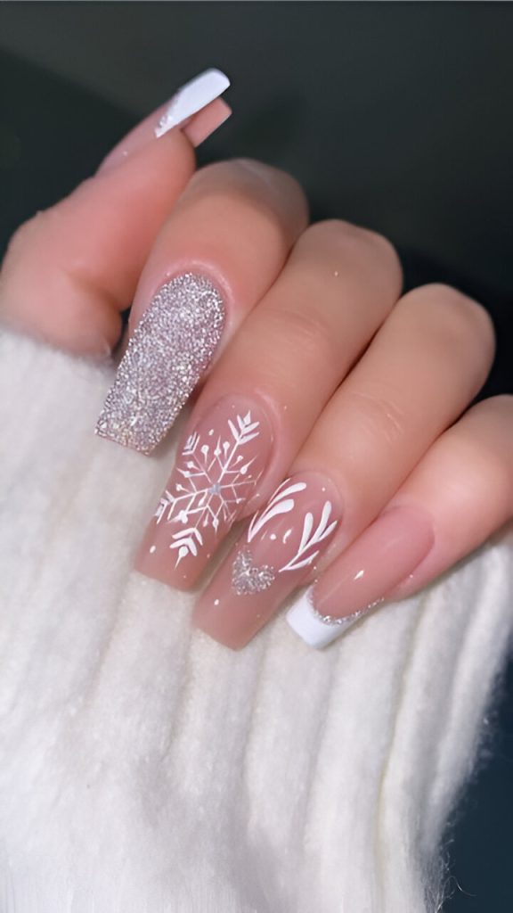 Pink Winter Manicures