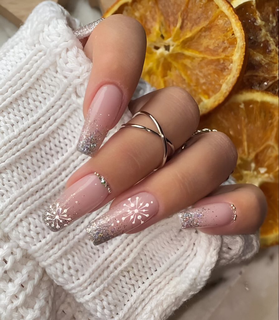 Pink Winter Manicures