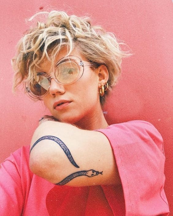 Pixie Cut for Curly Blonde Hairstyles