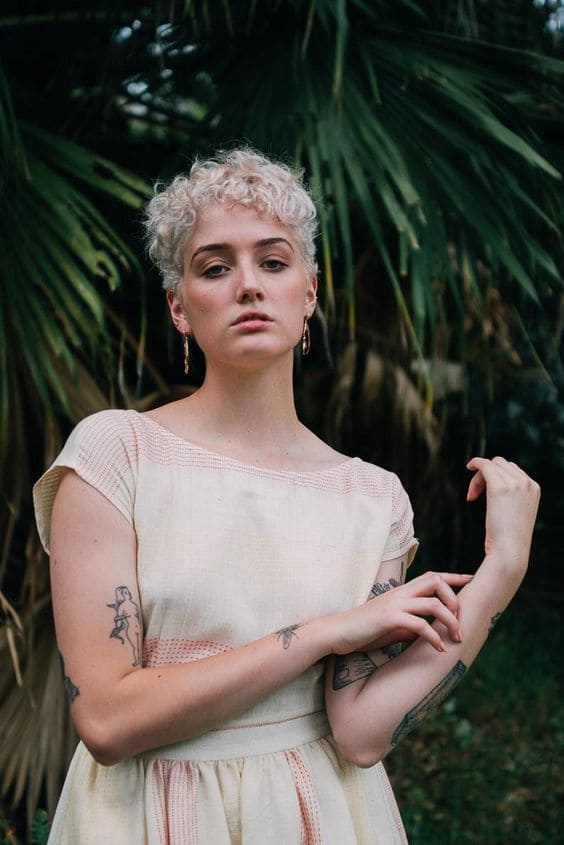 Pixie Cut for Curly Blonde Hairstyles
