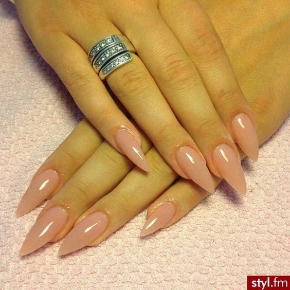 Plain Nude Color Stiletto