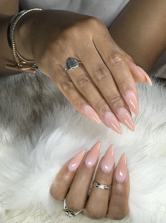 Plain Nude Color Stiletto