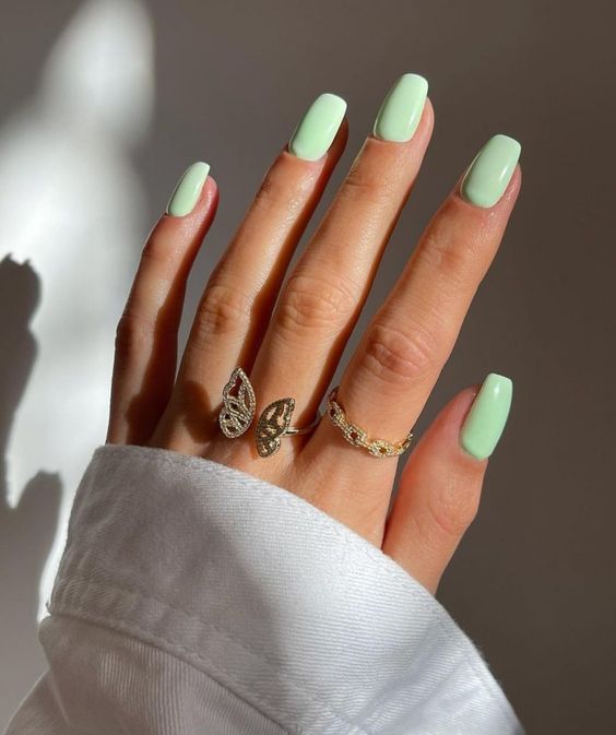 Plain Pastel Nail Ideas6