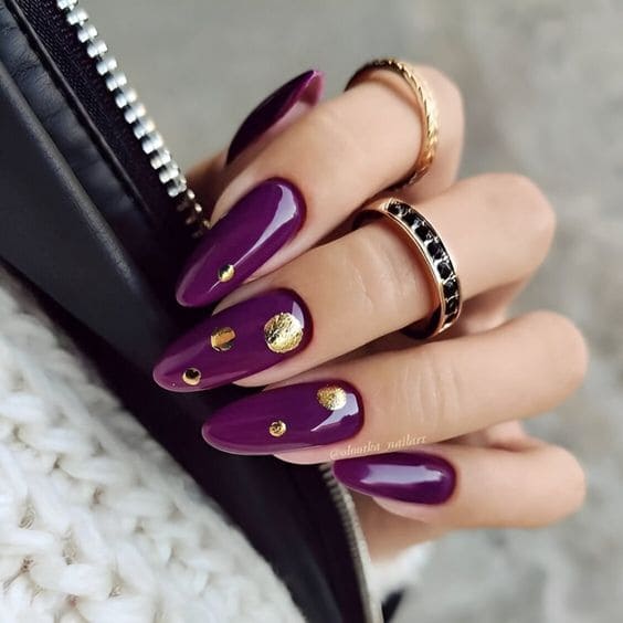 Plum Nail Ideas2