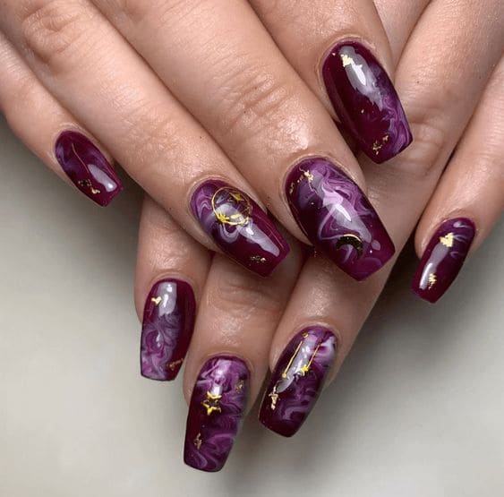 Plum Nail Ideas