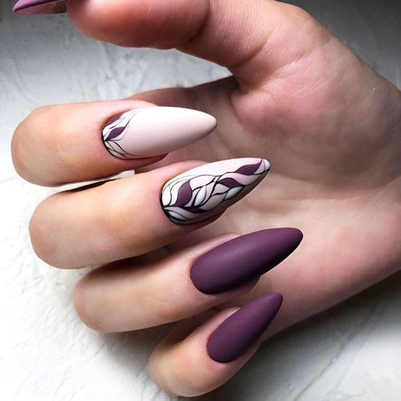 Plum Nail Ideas