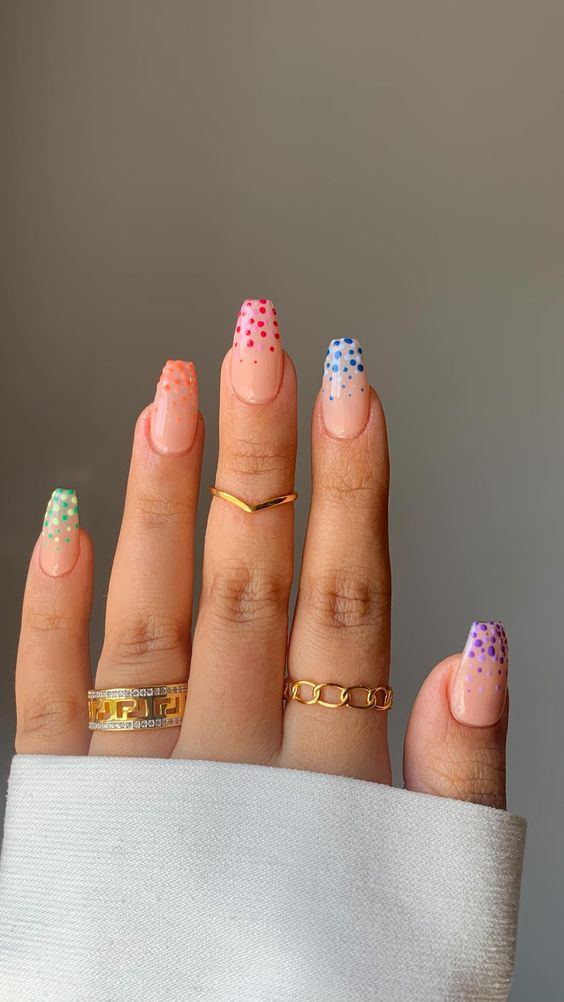 Polka-Dot French Manicure