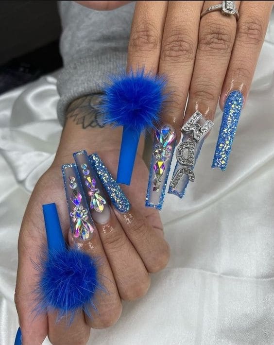 Pom Pom Nails