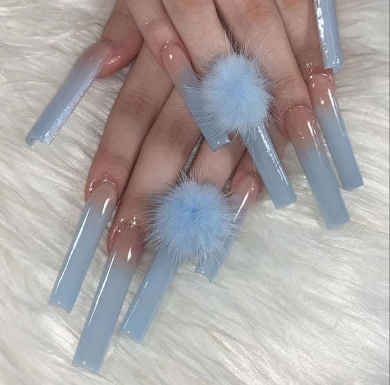 Pom Pom Nails