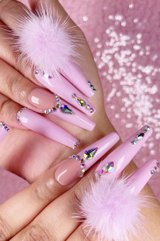 Pom Pom Nails