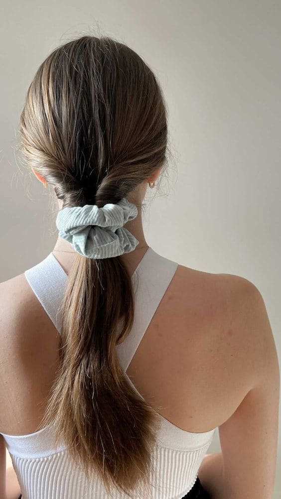 Ponytails With Cute Hair Tie