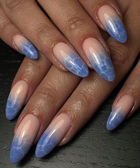 Pool Water Nail Art