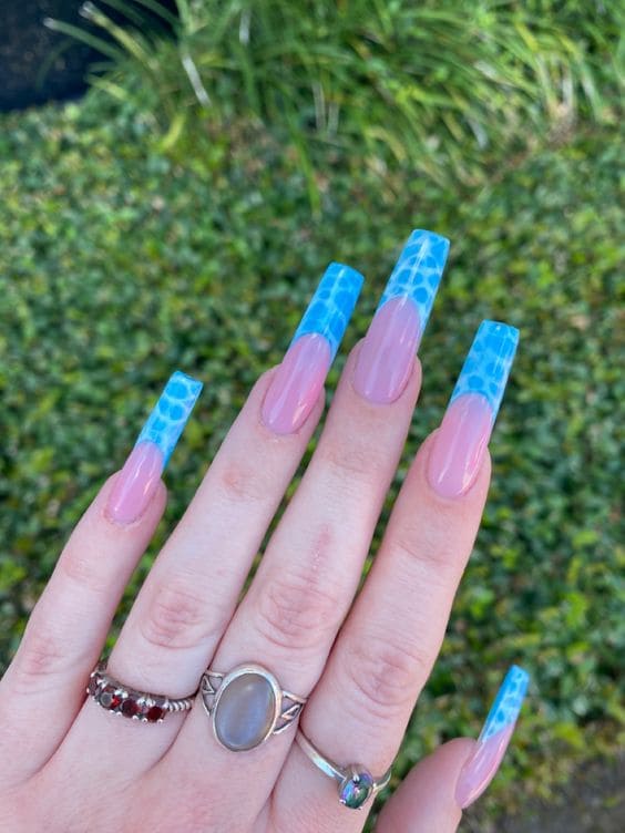 Pool Water Nail Art