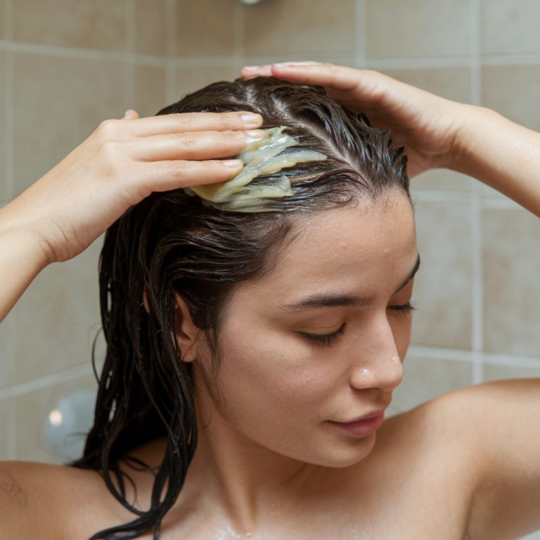 Potato Juice and Aloe Vera Scalp Soother