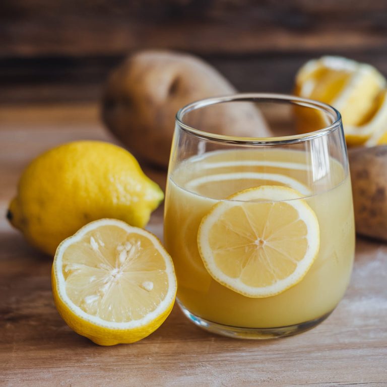 Potato Juice and Lemon Rinse for Dandruff