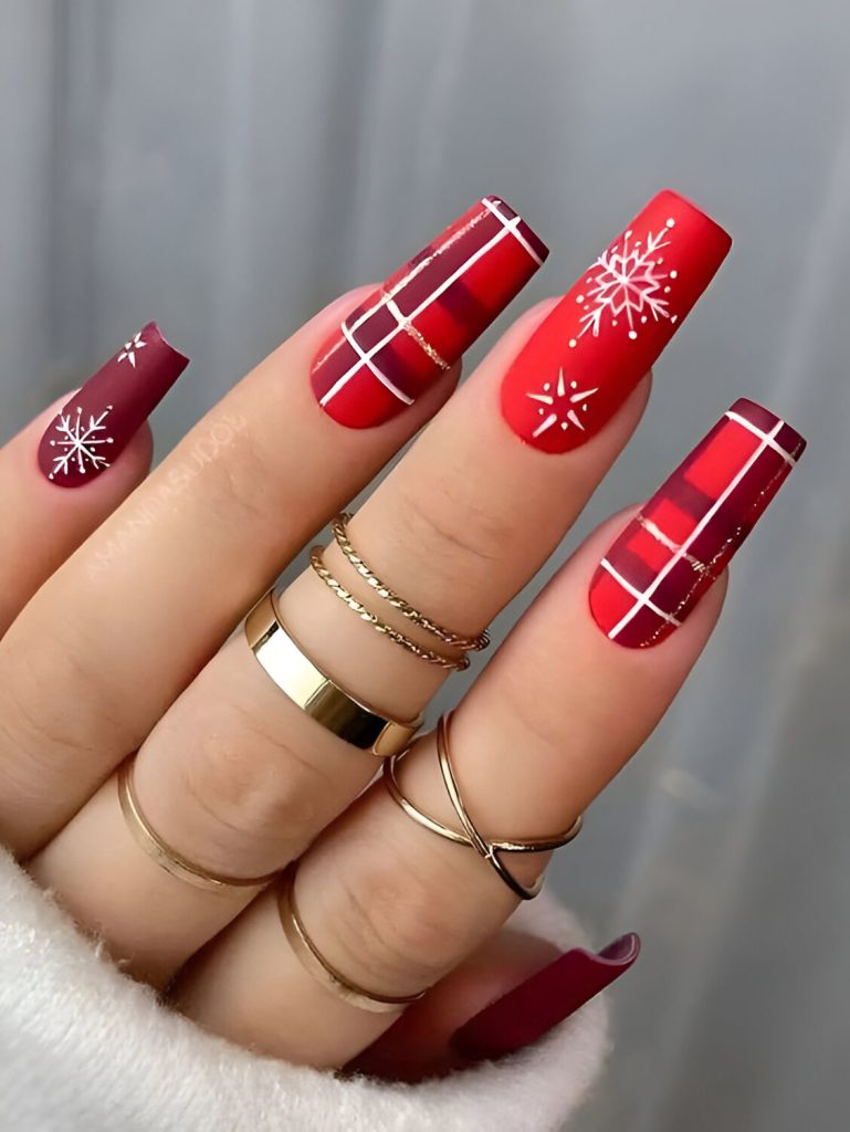 Red Christmas Nails