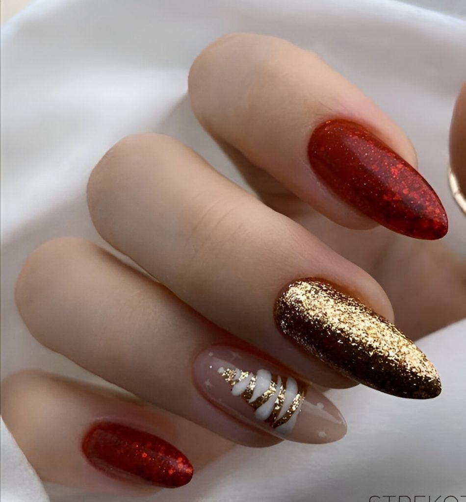 Red December Nails