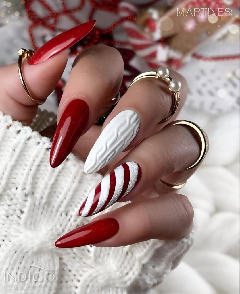 Red December Nails