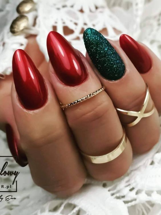 Red December Nails