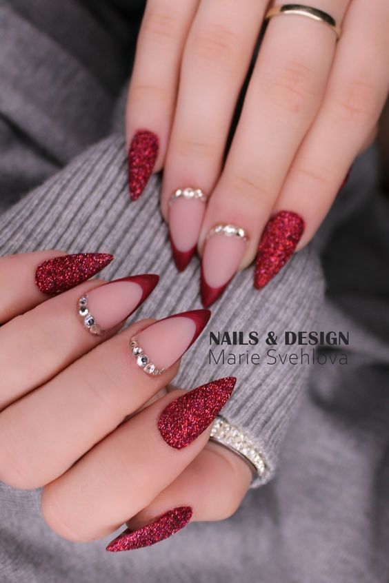Red December Nails