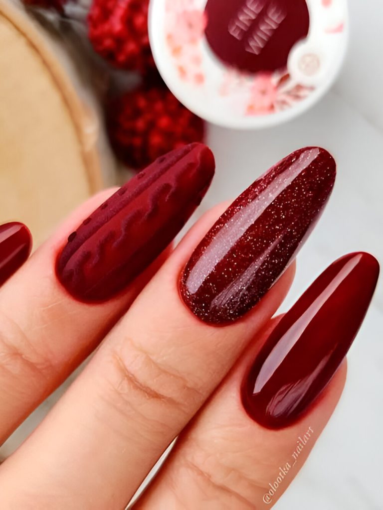 Red December Nails