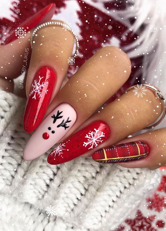  Red Holiday Nails