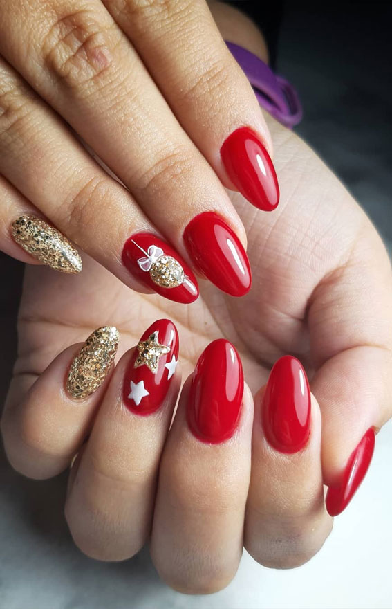  Red Holiday Nails