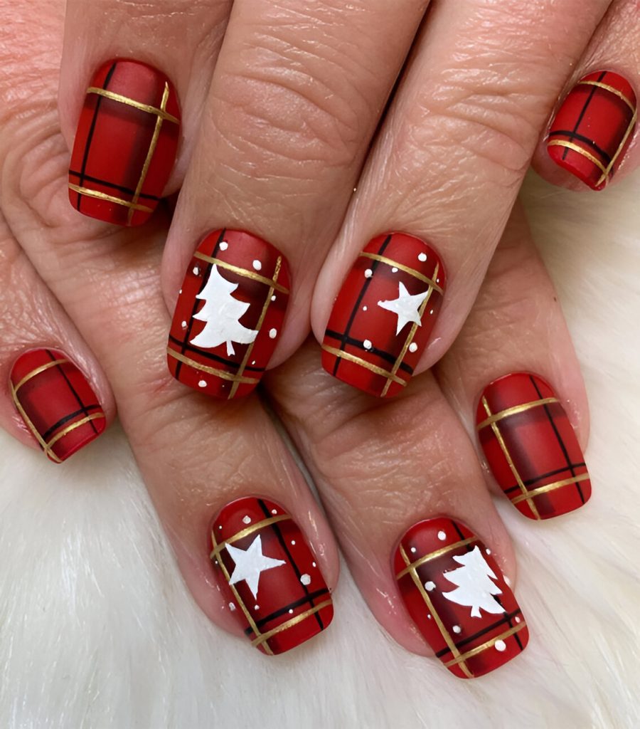  Red Holiday Nails