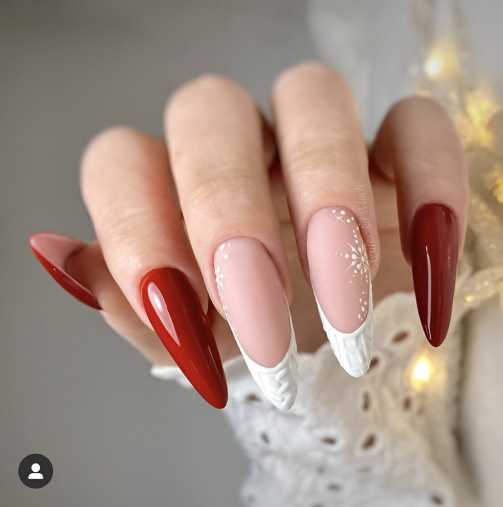  Red New Year Nails