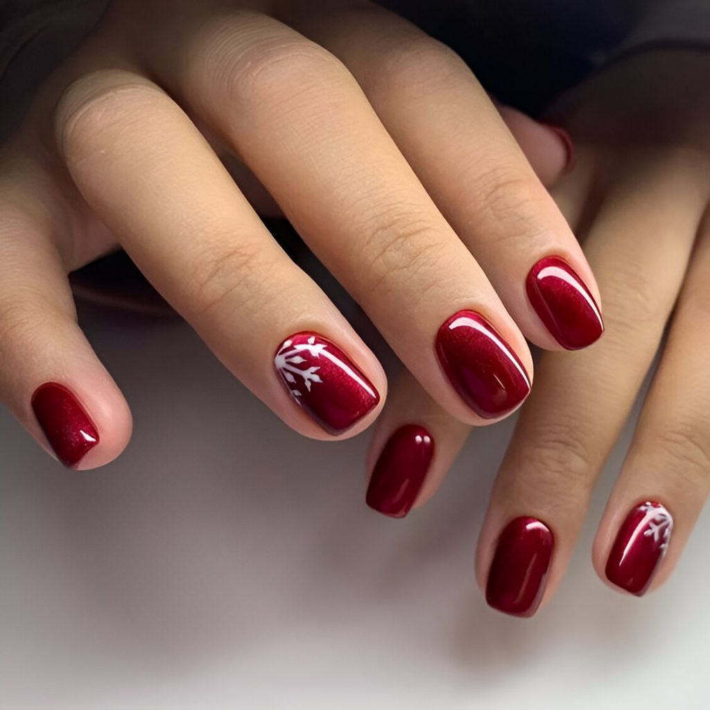 Red New Year Nails
