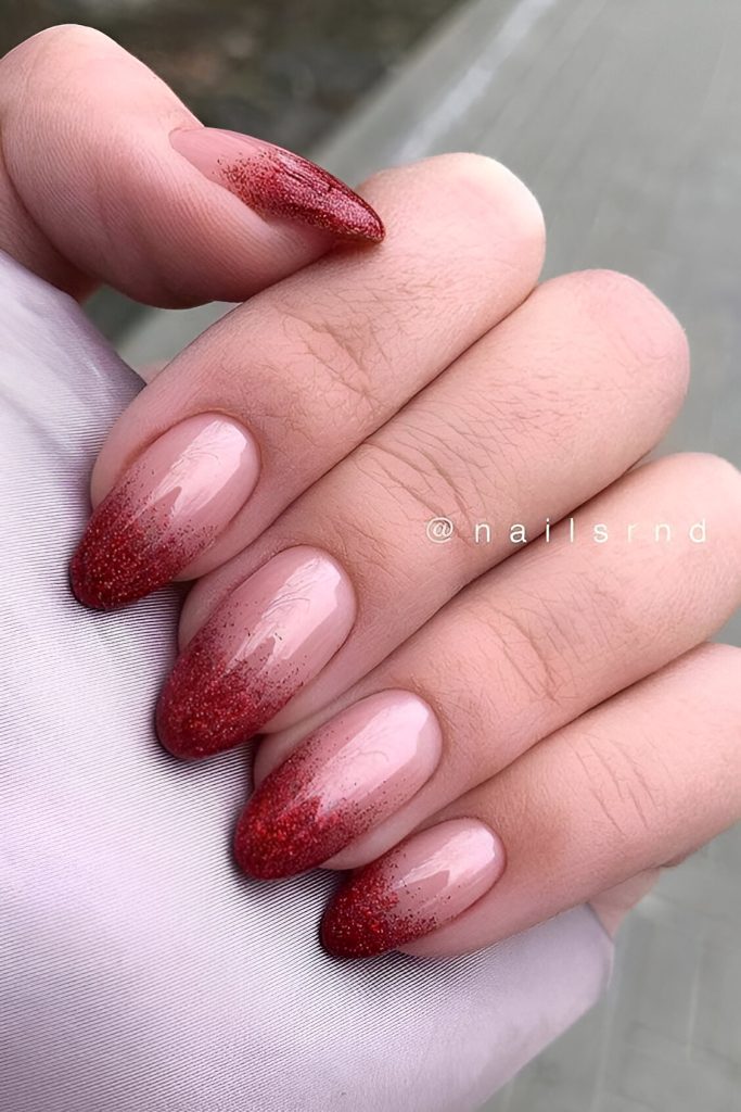  Red New Year Nails